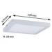 Paulmann LED-paneel Atria 220x220mm 20W 2700K wit
