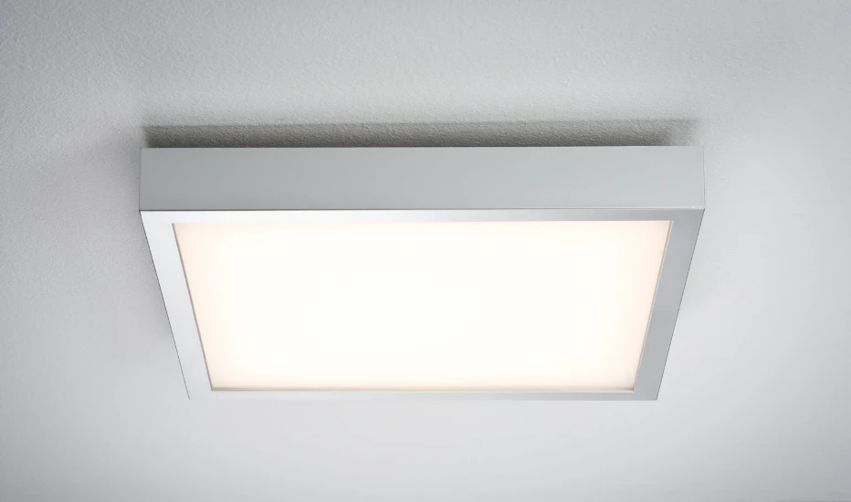 Paulmann LED-paneel Lunar 400x400mm 22W 3000K chroom
