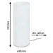 Paulmann LED-tafellamp Noora 42W E14 opaal