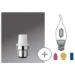 Paulmann Lampadapter G9/B22d