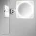 Paulmann LED-cosmeticaspiegel Bela vierkant IP44 5,7W chroom