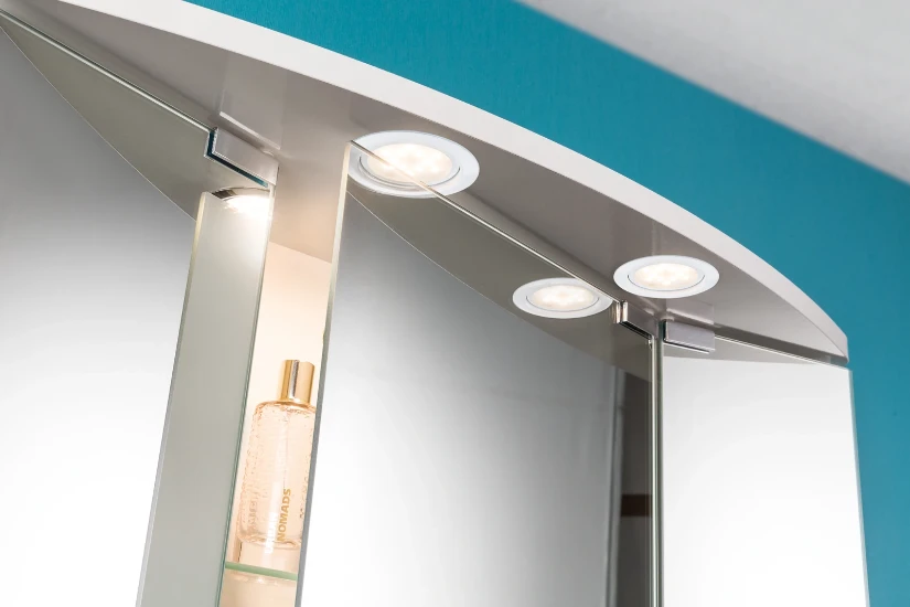 Paulmann Meubel inbouwspot LED 4,5W wit/metaal O65mm (set van 3)