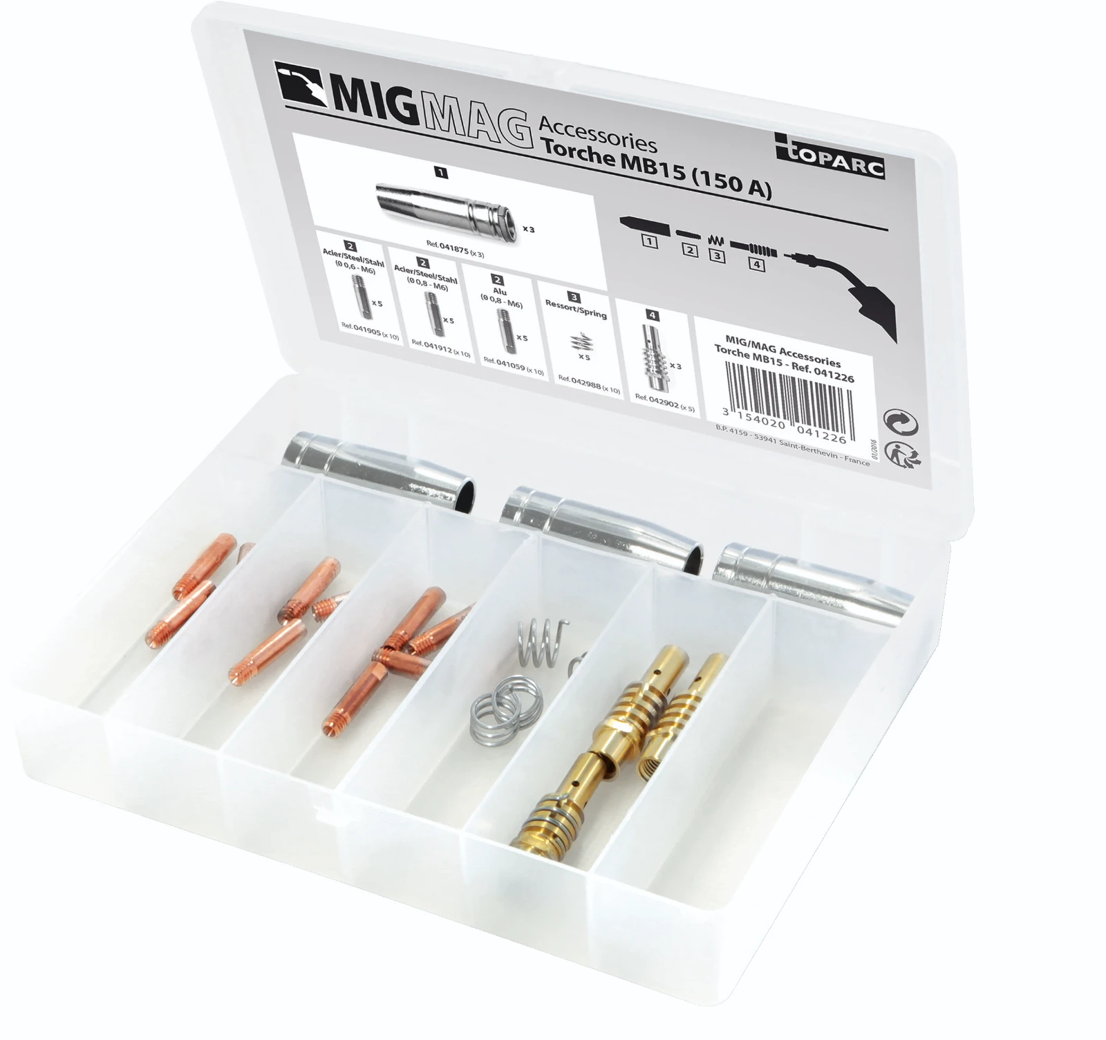 GYS Toebehorenset MB15 MIG/MAG toorts 150A