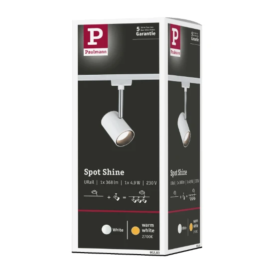 Paulmann URail LED-railspot Shine 4,9W wit - 1-spot