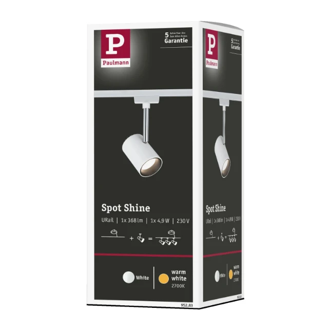Paulmann URail LED-railspot Shine 4,9W wit - 1-spot