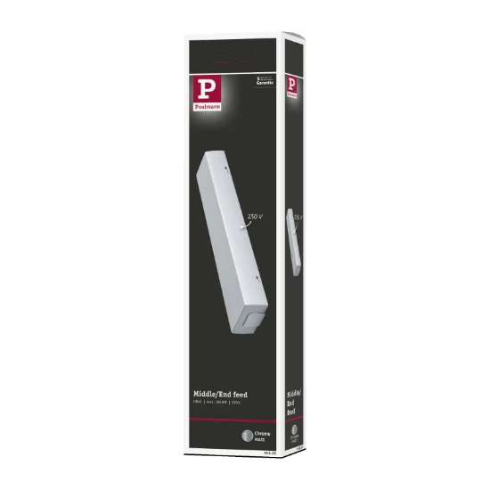 Paulmann URail Middenvoeding 1.000W chroom mat