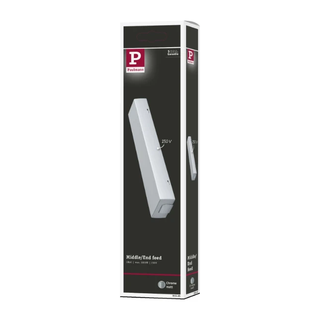 Paulmann URail Middenvoeding 1.000W chroom mat