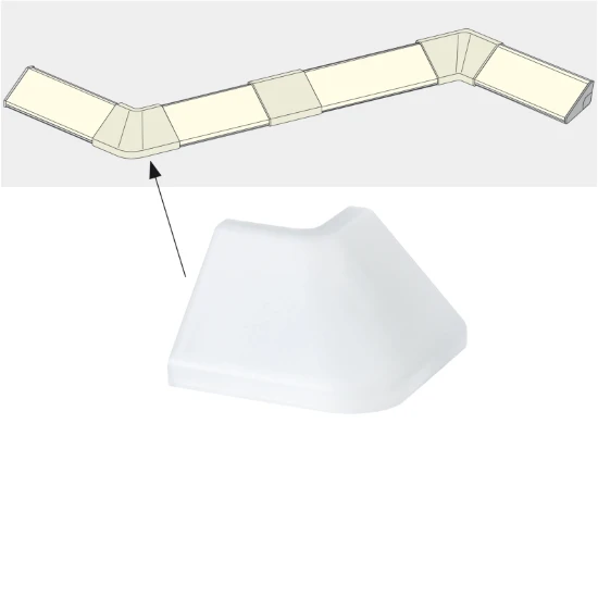 Paulmann LED-strip profiel Delta buitenhoek verbinding (2 stuks)