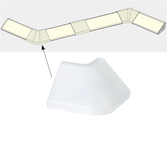 Paulmann LED-strip profiel Delta buitenhoek verbinding (2 stuks)
