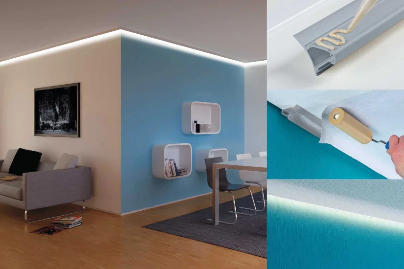 Paulmann LED-strip buitenhoekprofiel grijs (2 stuks)