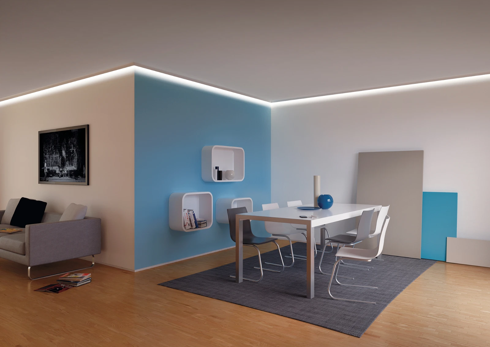 Paulmann LED-strip buitenhoekprofiel grijs (2 stuks)