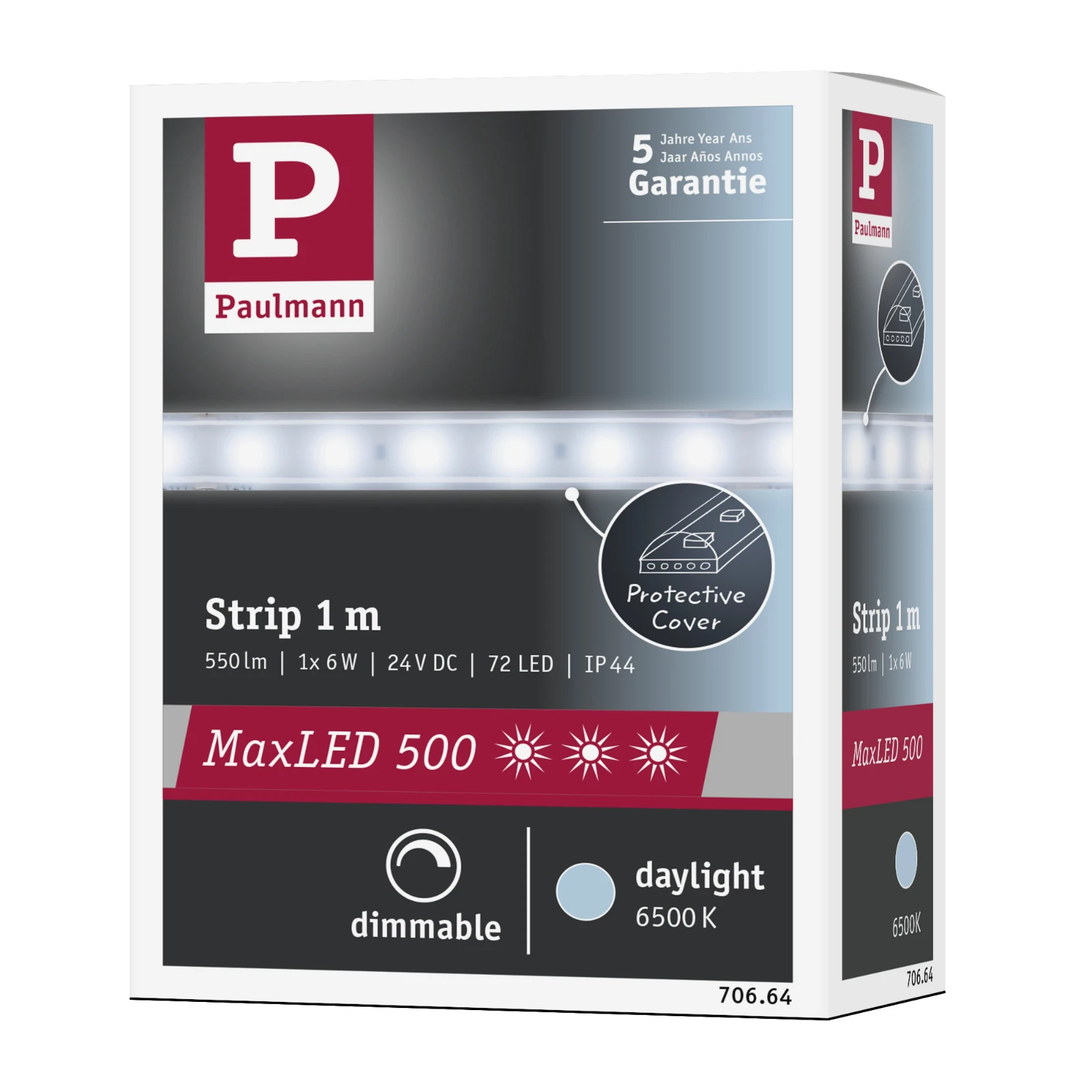 Paulmann MaxLED 500 LED-strip Daglicht 6W 1m (los)