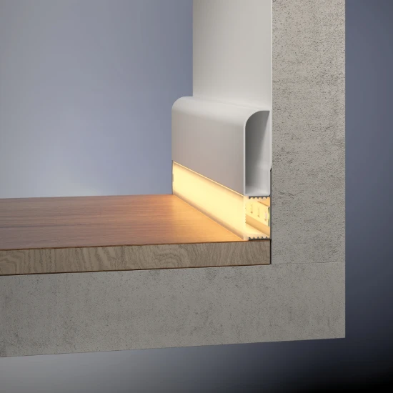 Paulmann LED-strip profiel Socle 200cm diffusor aluminium/satijn