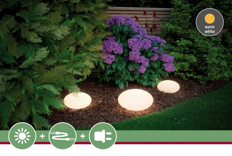 Paulmann Outdoor Tuinbol Stone IP67 3000K LED