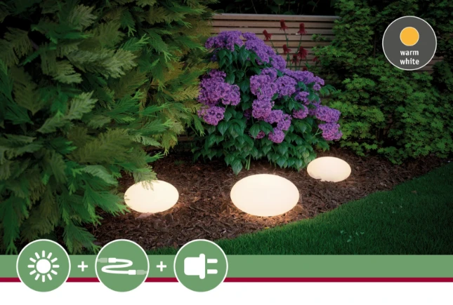 Paulmann Outdoor Tuinbol Stone IP67 3000K LED
