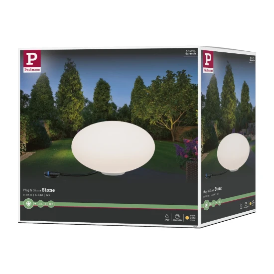 Paulmann Outdoor Tuinbol Stone IP67 3000K LED