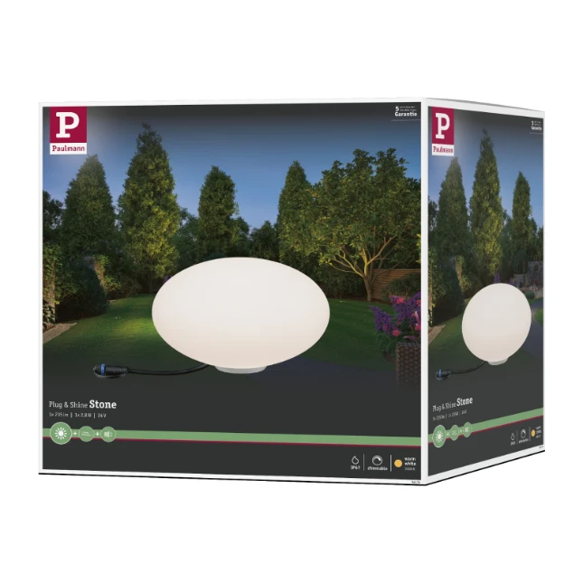 Paulmann Outdoor Tuinbol Stone IP67 3000K LED