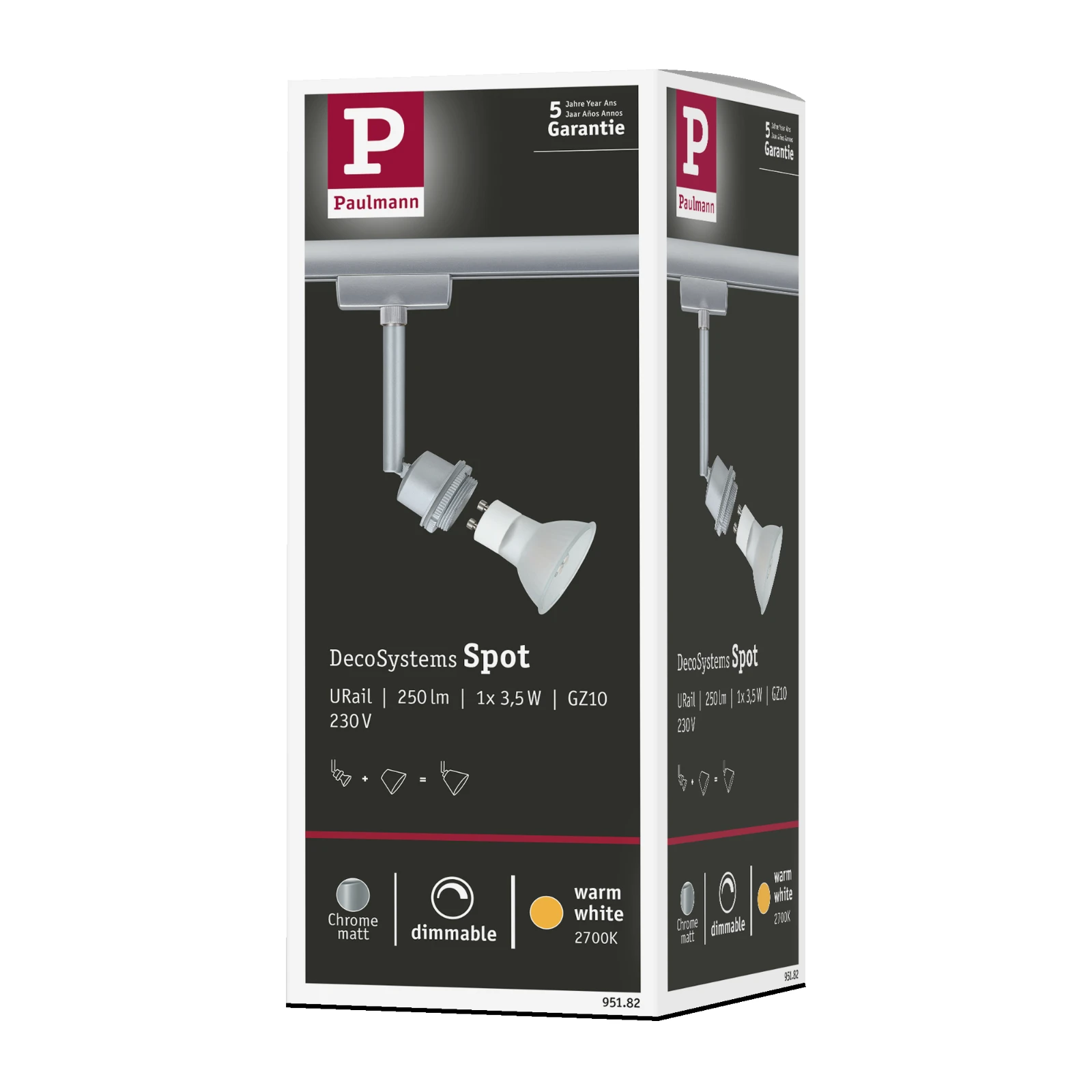 Paulmann URail LED-spot DecoSystems Basic 3,5W