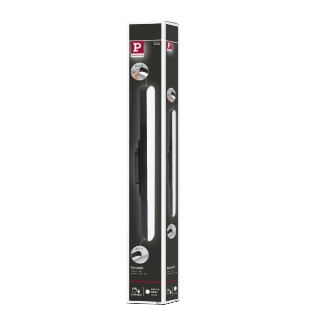 Paulmann LED-kastverlichting Atali 240lm 4000K zwart USB-C
