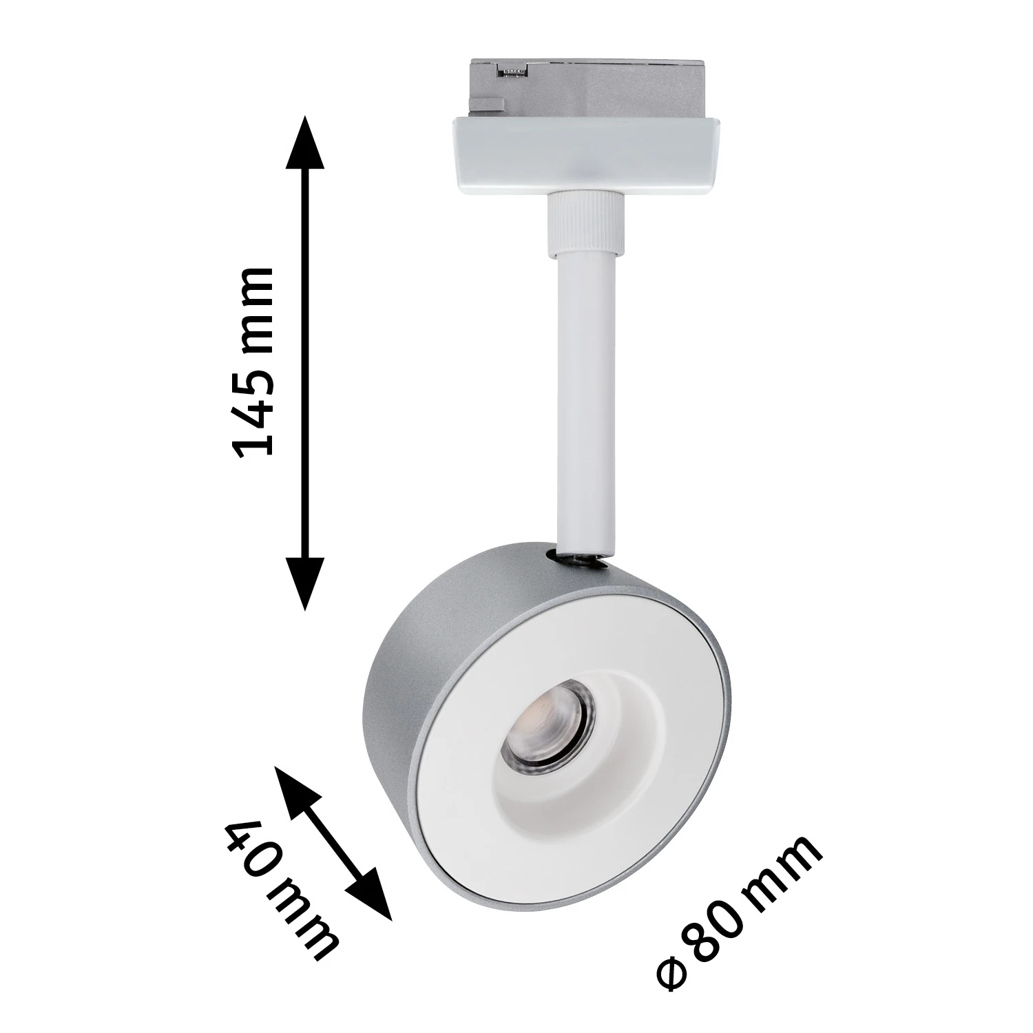 Paulmann URail LED-spot Pellet 6,7W 2700K dimbaar wit/chroom