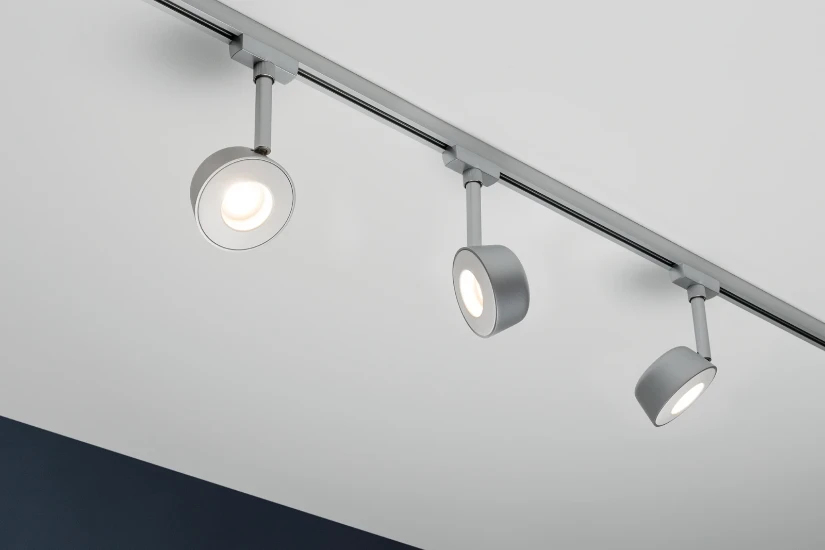 Paulmann URail LED-spot Pellet 6,7W 2700K dimbaar chroom mat