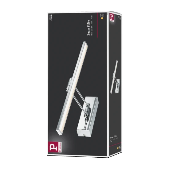 Paulmann LED-schilderij Galeria Beam 450mm 7W 2700K chroom