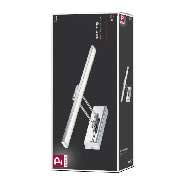 Paulmann LED-schilderij Galeria Beam 450mm 7W 2700K chroom