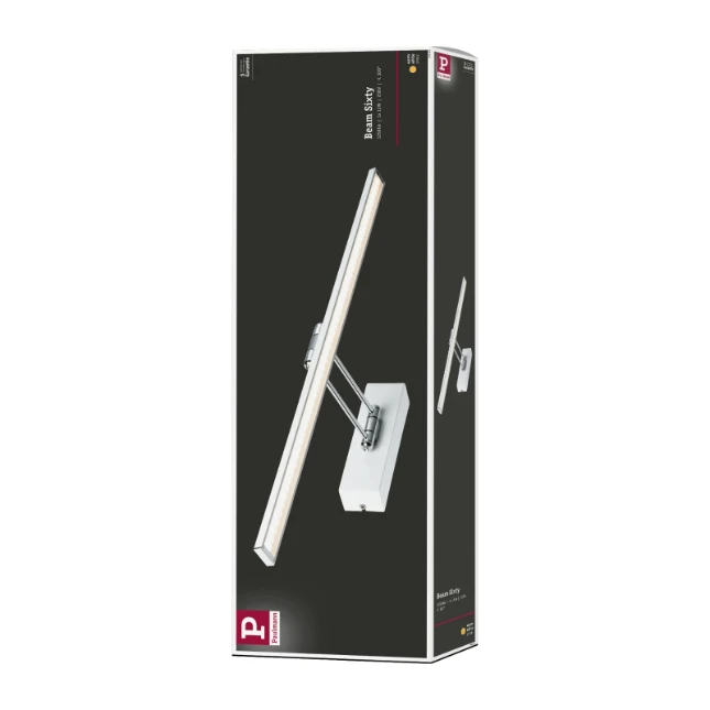 Paulmann LED-schilderij Galeria Beam 585mm 11W 2700K wit/chroom