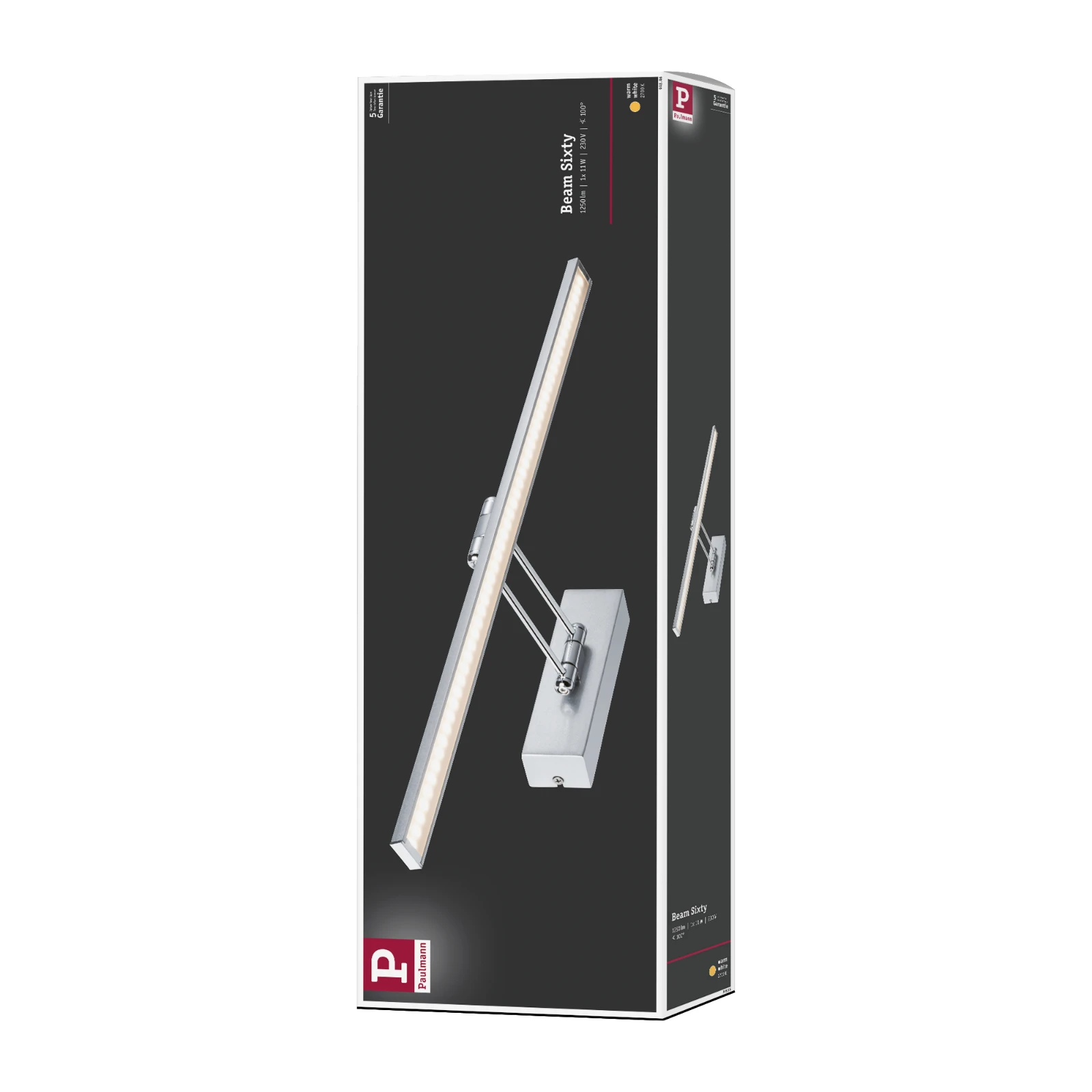 Paulmann LED-schilderij Galeria Beam 585mm 11W 2700K nikkel