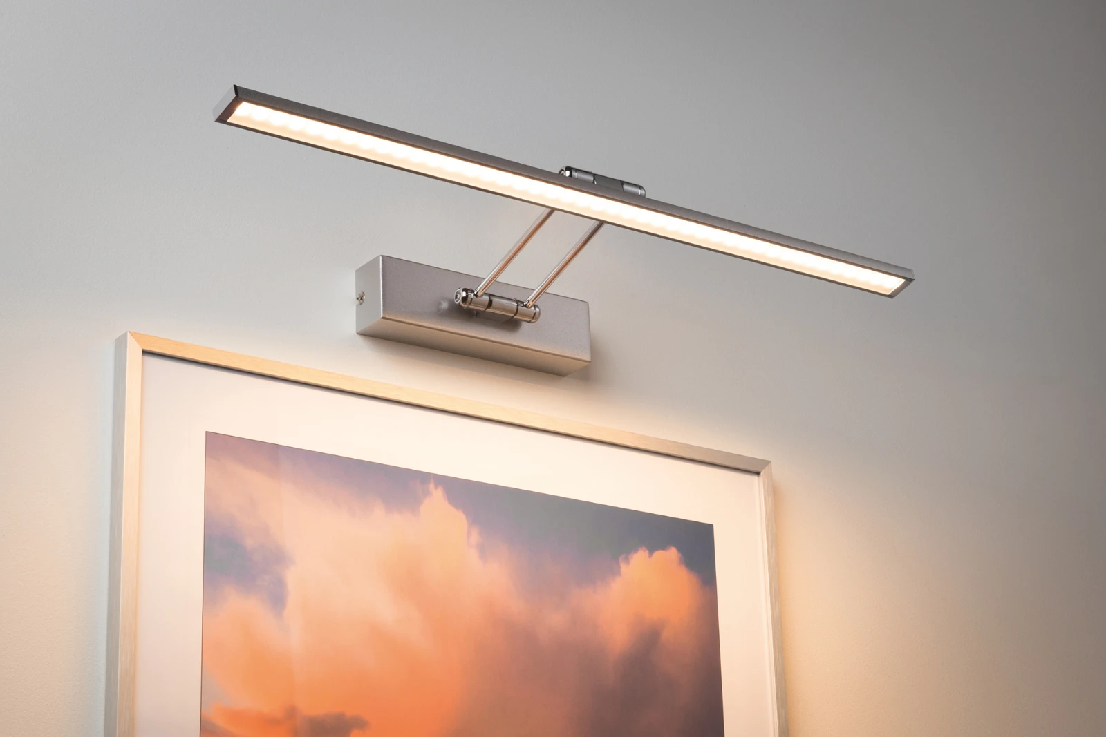 Paulmann LED-schilderij Galeria Beam 585mm 11W 2700K nikkel