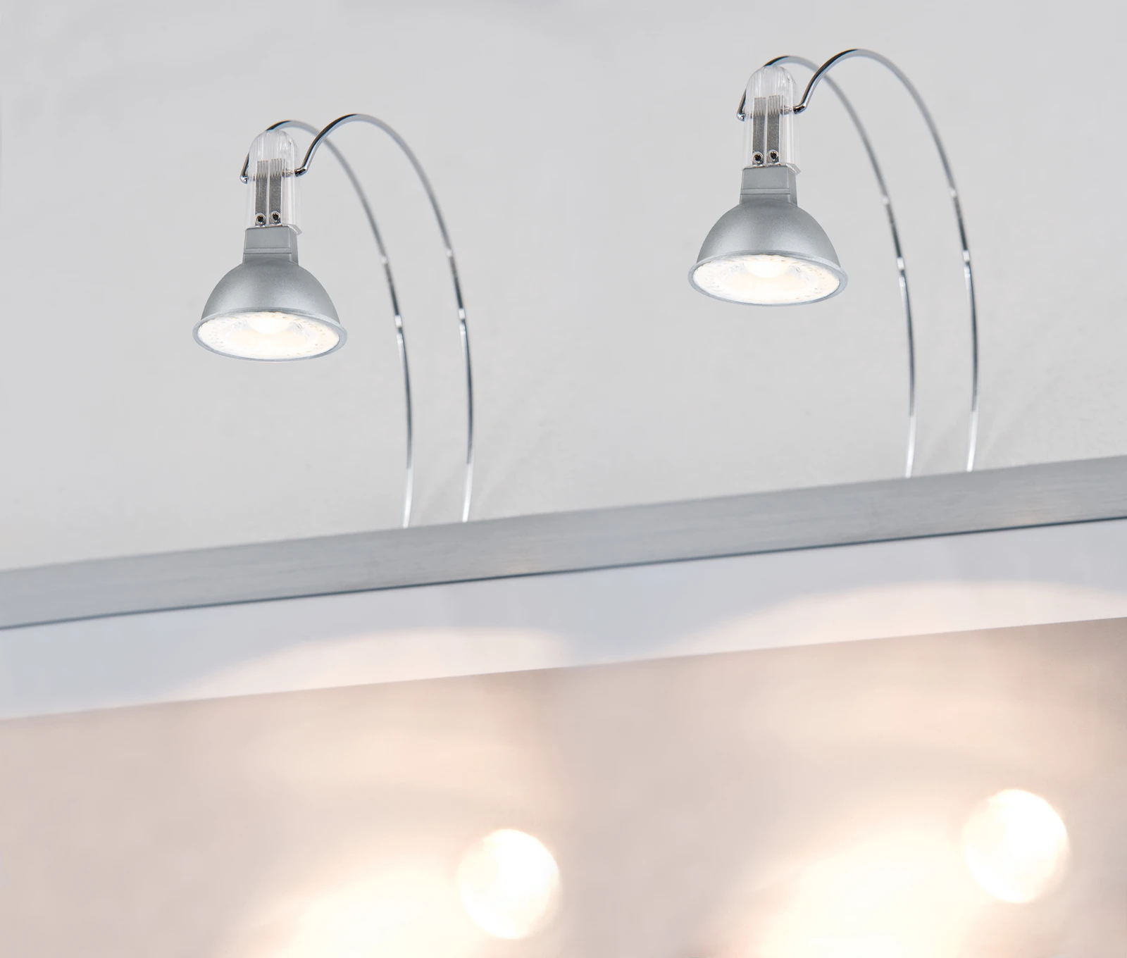 Paulmann LED-spiegellamp Galeria Assistent II 2x4W chroom