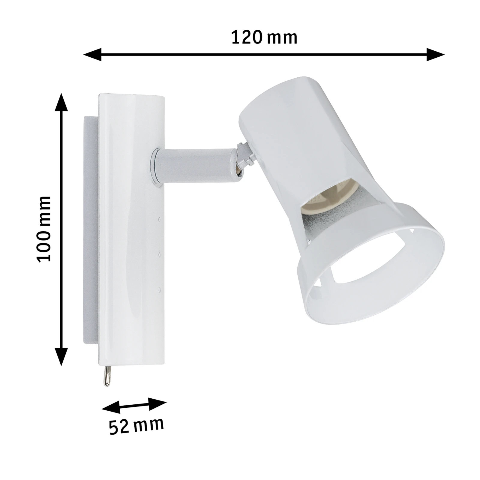 Paulmann Spotlight Teja 10W GU10 wit - 1-spot