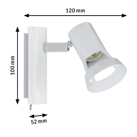 Paulmann Spotlight Teja 10W GU10 wit - 1-spot