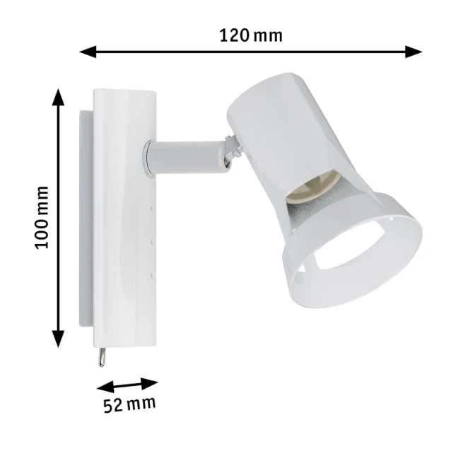 Paulmann Spotlight Teja 10W GU10 wit - 1-spot