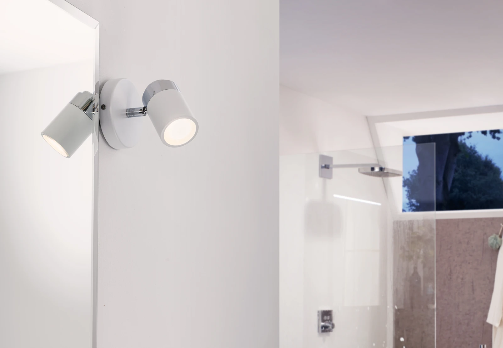 Paulmann Spotlight Zyli IP44 10W GU10 dimbaar wit - 1-spot