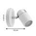 Paulmann Spotlight Zyli IP44 10W GU10 dimbaar wit - 1-spot