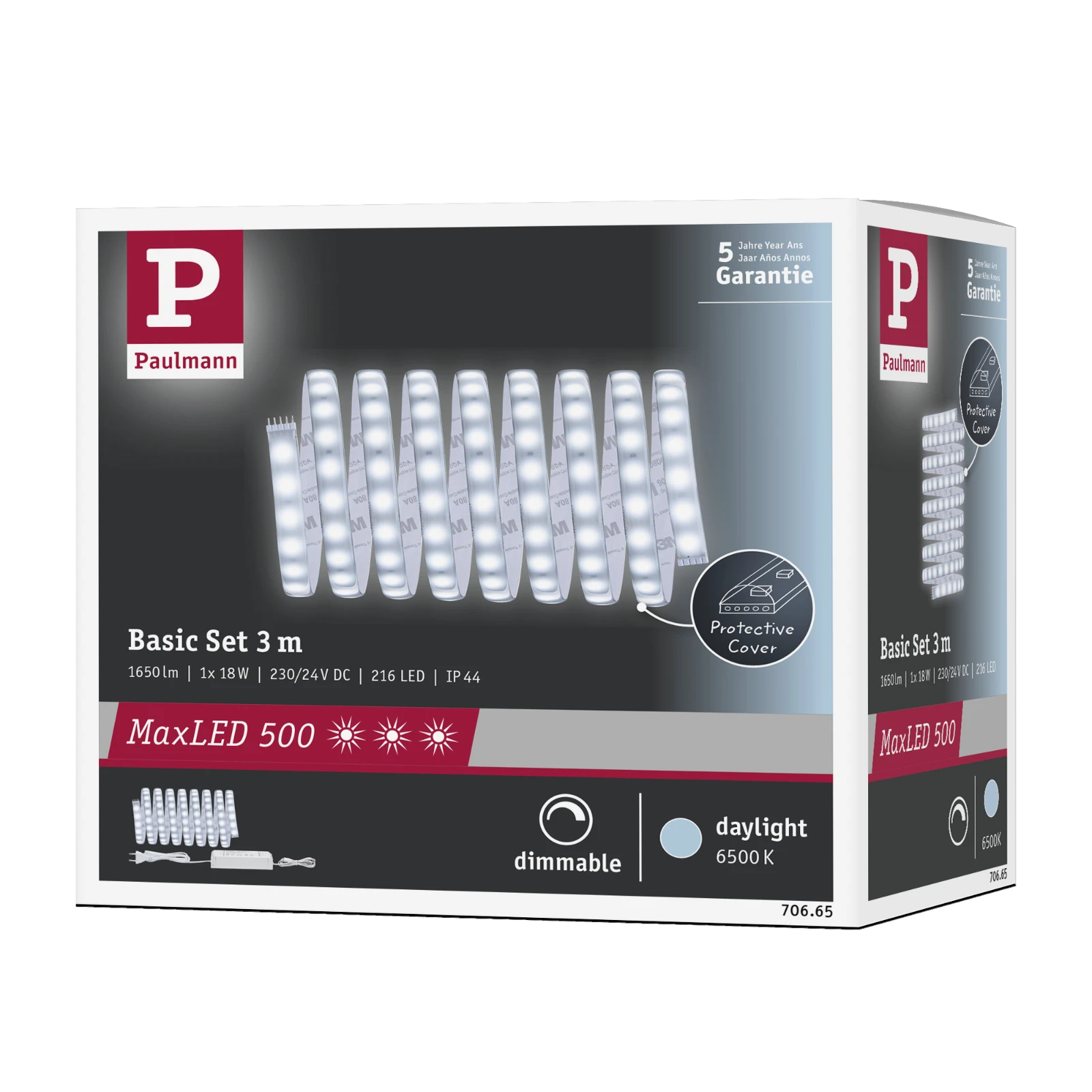 Paulmann MaxLED 500 LED-strip basisset Daglicht 18W 3m
