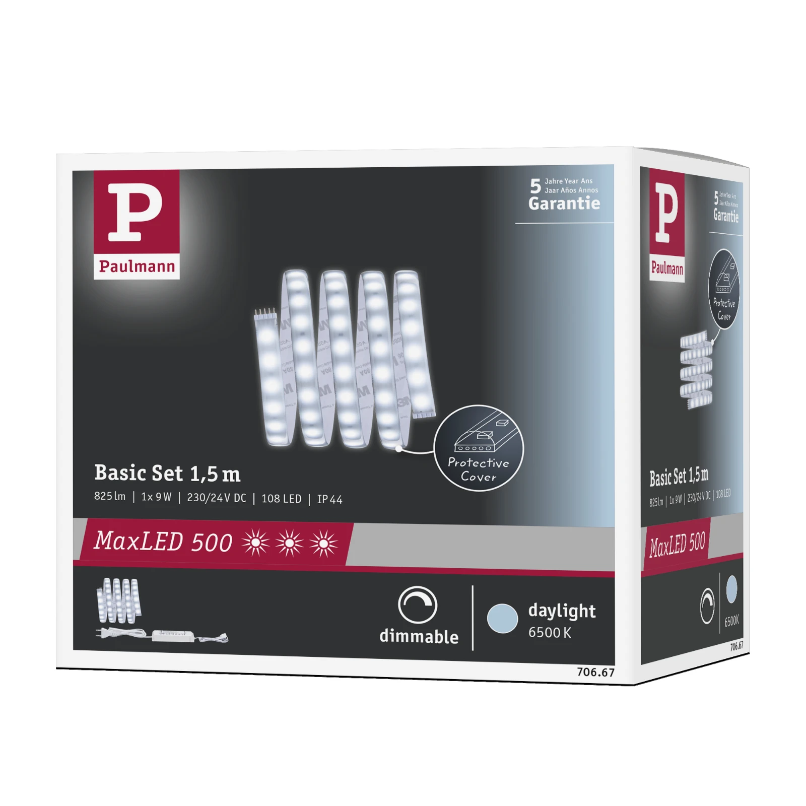 Paulmann MaxLED 500 LED-strip basisset Daglicht 9W 1,5m