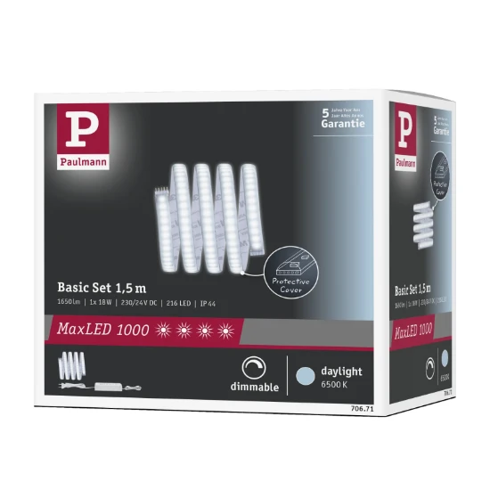 Paulmann MaxLED 1000 LED-strip basisset Daglicht 18W 1,5m