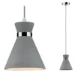 Paulmann Hanglamp Verve IP44 20W E27 grijs/chroom