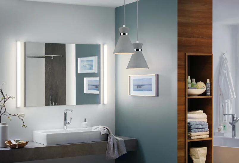 Paulmann Hanglamp Verve IP44 20W E27 grijs/chroom