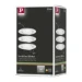 Paulmann LED-inbouwspot Nova 6,5W GU10 wit O84mm - 3-spots