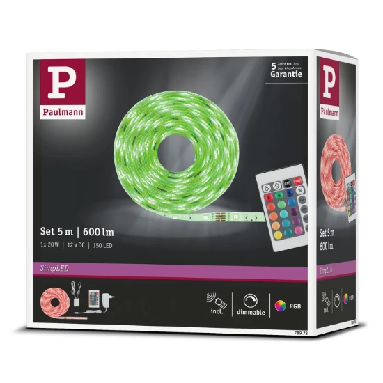 Paulmann SimpLED LED-strip RGB 20W 5m