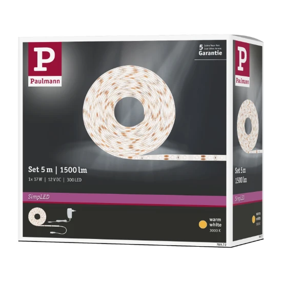 Paulmann SimpLED LED-strip Warm wit 17W 5m