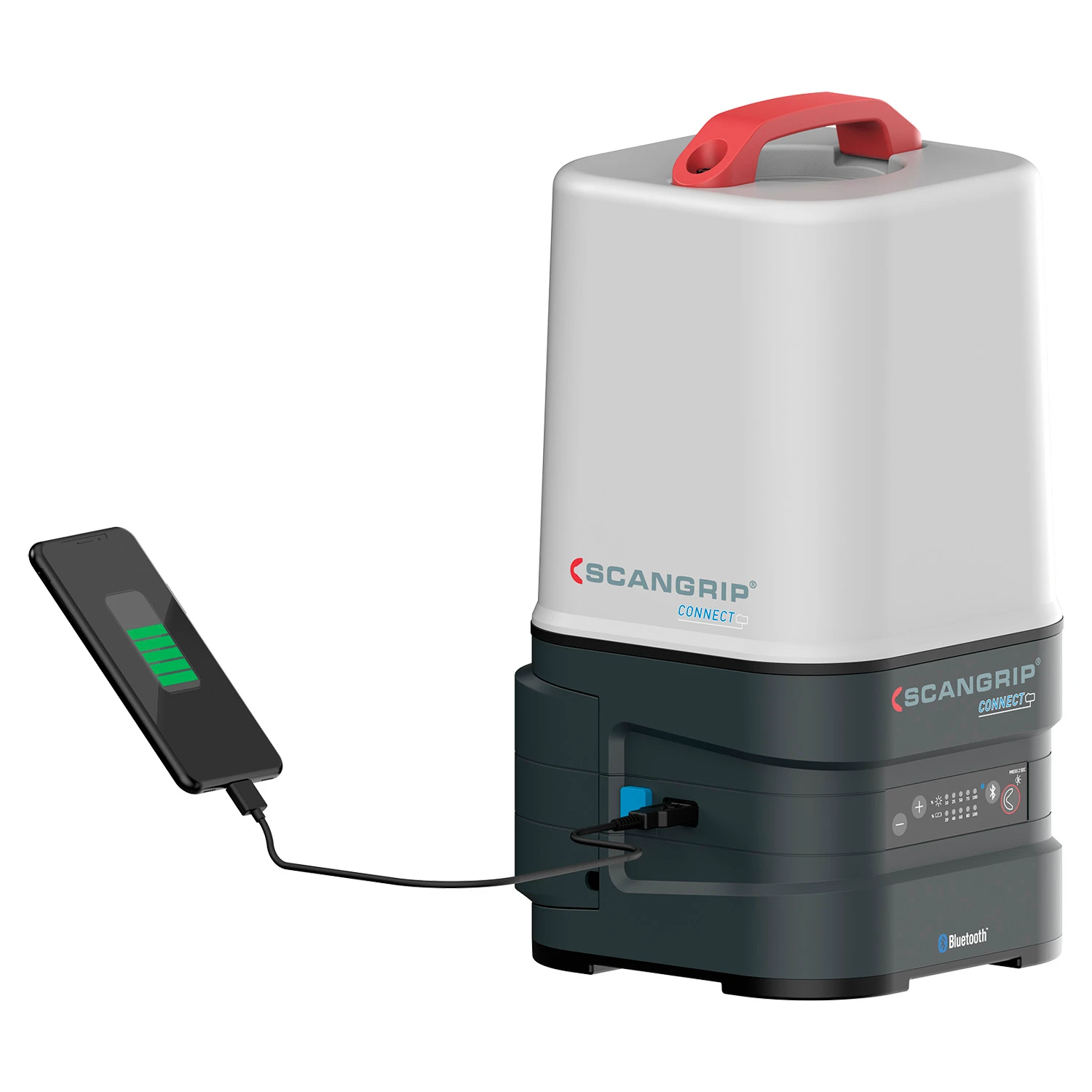 Scangrip Werklampset Area 10 Connect + Powerkabel + statief