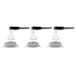 Paulmann LED-inbouwspot Nova 6,5W GU10 staal O84mm - 3-spots