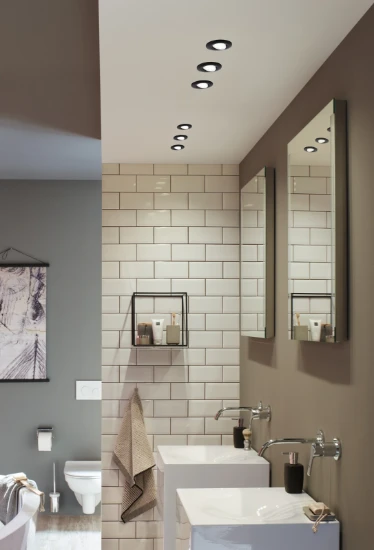Paulmann LED-inbouwlamp Calla Basisset IP65 zwenkbaar - 3 stuks