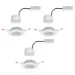 Paulmann LED-inbouwlamp Base Coin bassisset 5W GU10 O90mm 3-spots