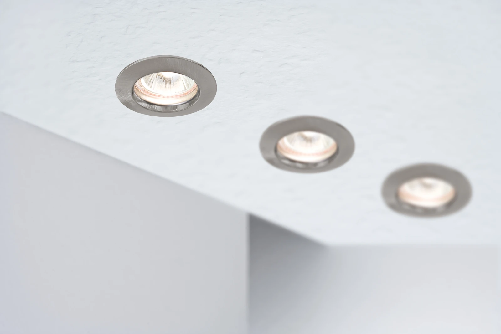 Paulmann LED-inbouwlamp Premium IP44 50W GU10 230V dimbaar staal O79mm - 1-spot