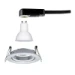 Paulmann LED-inbouwspot Nova 6,5W GU10 aluminium O84mm - 1-spot